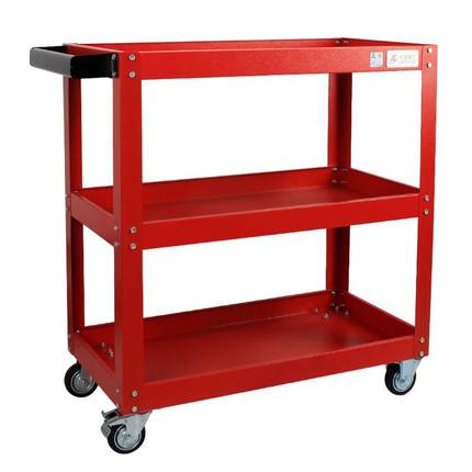 卡夫自威尔维修7工具车三层汽修收纳推架层锁式抽屉柜NRE车间用小