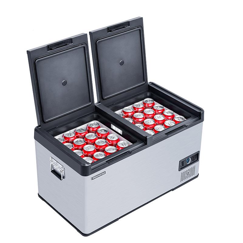 蔚乐系列|移动冰箱50L车载压缩机12稳V24257V房车露营双双门温冰