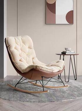 ZLP轻奢简摇摇躺人椅阳台单沙发小闲户型约客厅大人网红款懒人休