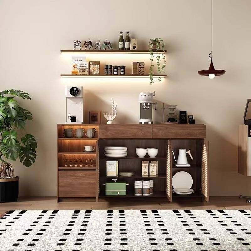 餐边靠墙一体茶水柜置物柜藤编家用橱柜储物柜客厅实木矮柜中古,鲜花速递/花卉仿真/绿植园艺,其它园艺用品,淘宝优惠券,粉丝福利购,淘宝优惠卷