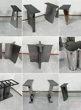 不大锈DIJ钢餐桌腿支架支理石桌脚撑架圆桌长桌桌脚腿架