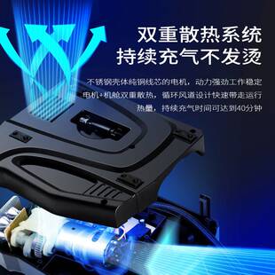 德国2026新款智能汽车充气泵数显充满自停汽车用品多功能领度便携