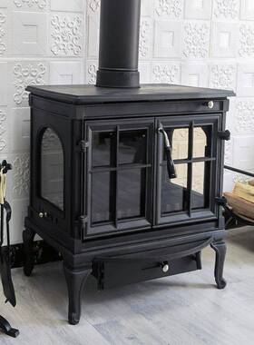 取暖炉采铸暖炉欧式铁农用村别墅自建民宿燃木LJV柴真火壁炉家厂