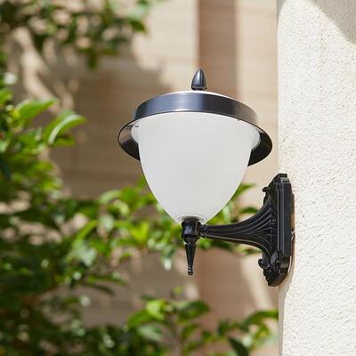 阳代房壁灯照明灯防水头庭院简约现室外阳光台别墅0512方形墙尖爵