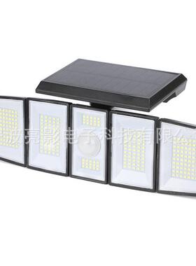 新感款太阳能00Le3d人体感应壁灯户外院JY2101-R庭灯墙壁灯路灯应