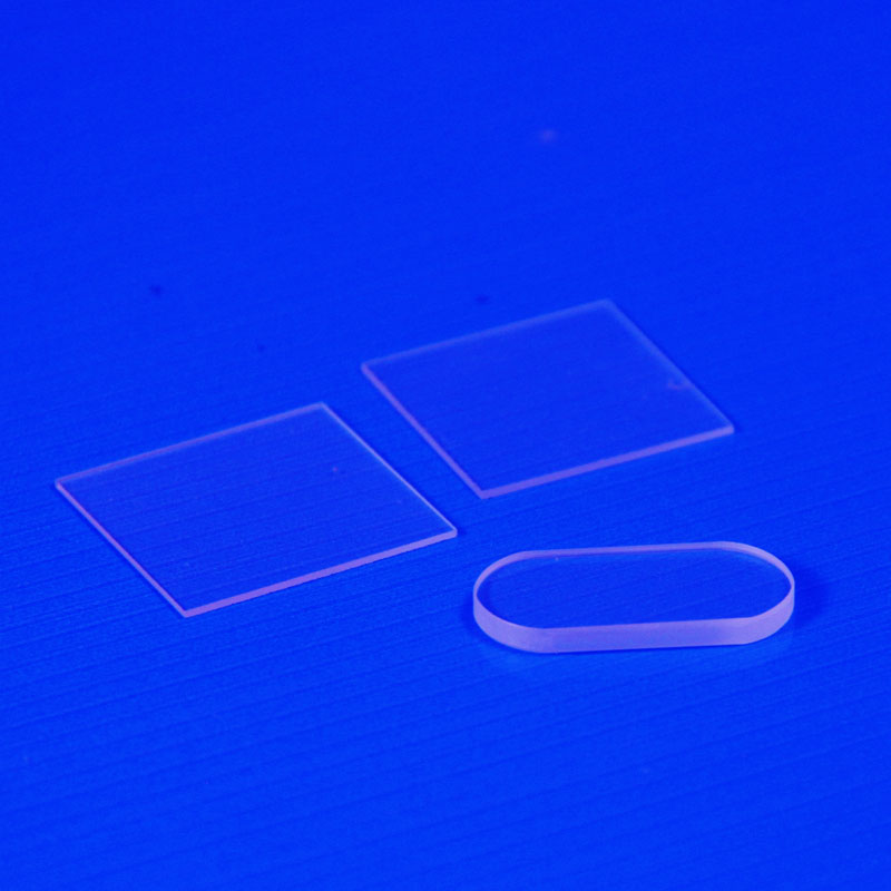 蓝宝石玻璃片石英玻璃光学红外镜头片精加工蓝宝石单晶圆方片
