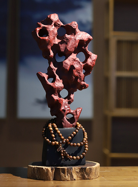 树脂太湖石庭院鱼缸盆景造景假山石小微型沙盘景观装饰品玄关客厅