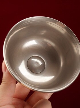 西藏供水杯尼泊尔k铜八杯光泽丝绸供水碗家庭室内佛堂平足装饰品