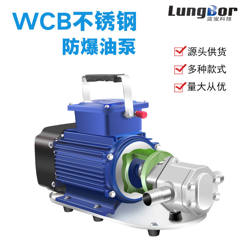 220V防爆电动柴油泵甲醇油泵自吸式WCB齿轮油泵机油抽油泵,五金/工具,电泵,淘宝优惠券,粉丝福利购,淘宝优惠卷