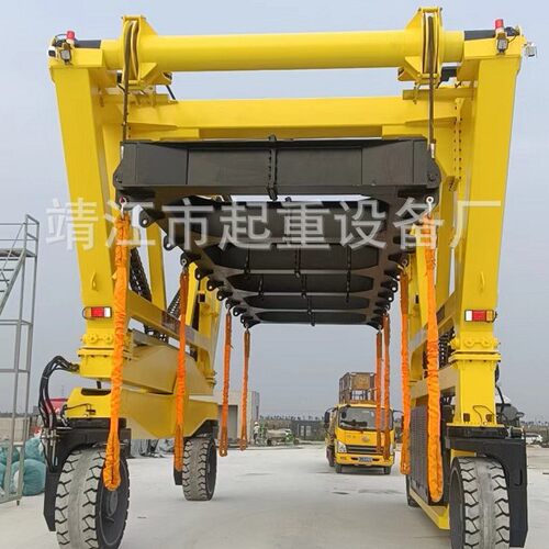 靖起集装箱跨运车储能柜搬运用适合各种尺寸箱体效率高60t