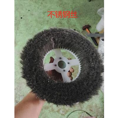 百洁布光伏清洗机主要针对铁锈鸟屎顽固性污垢磨亮丝清洁刷不锈钢