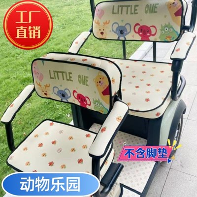 阔佬头三同乐驰ST1200DZK-6三轮车座套加厚棉麻皮革防水坐垫套