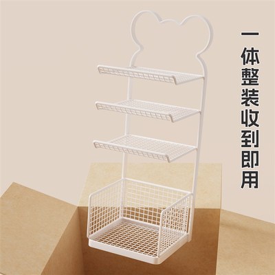 学科分类置物架学生书桌分层书架多层空间利用神器桌面书本收纳盒