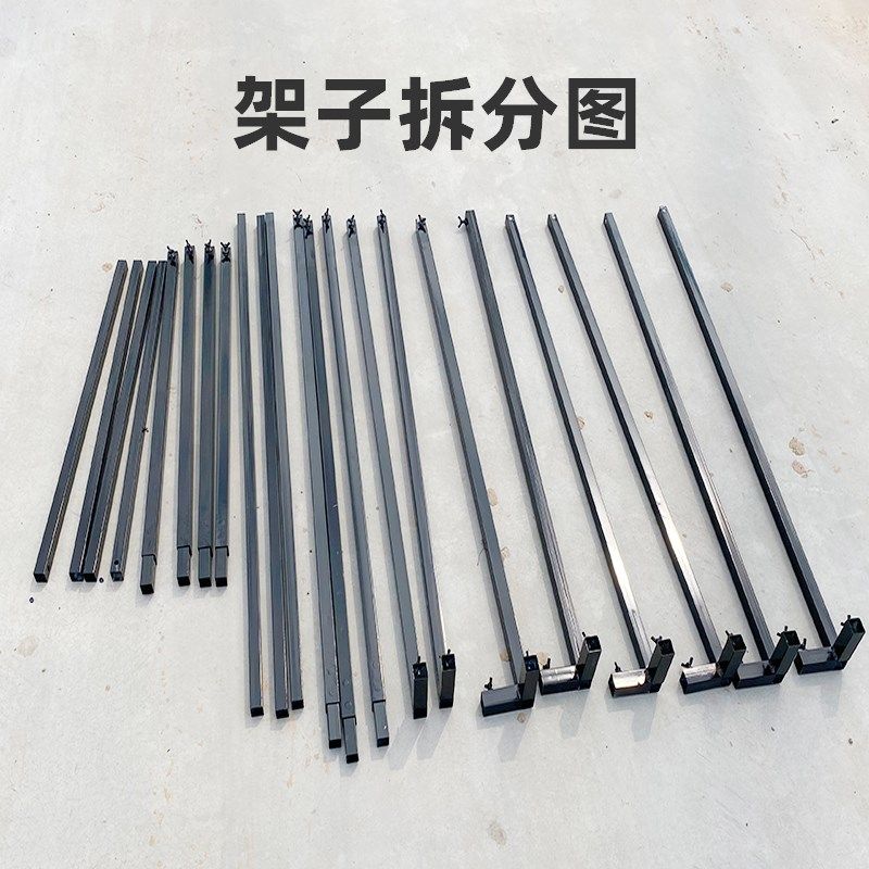 婚庆道具铁艺拱门伸缩杆KT板背景架子婚礼舞台装饰摆件立体伸缩杆