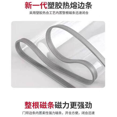 商用磁吸门帘防风隔冷气门帘