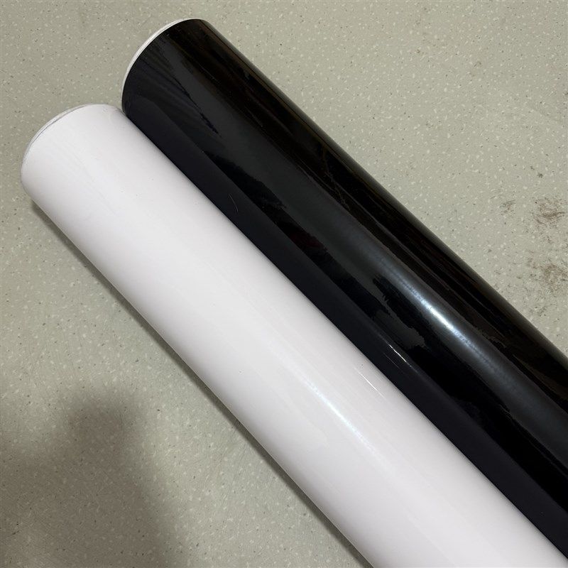 黑色镜面贴纸贴膜加厚高光吊顶亮面柜门钢琴色改色膜自粘墙纸高档