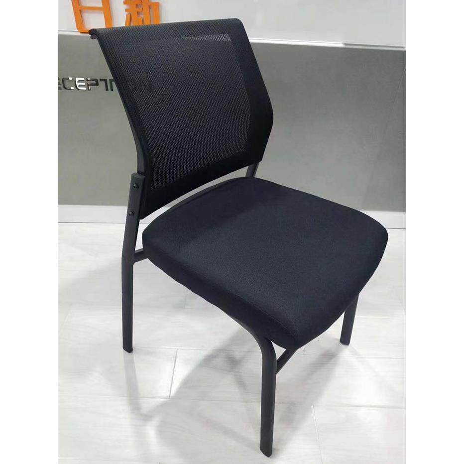 艾宸办公椅职员椅培训椅子网面写字板椅会议椅简约可叠落座椅卷