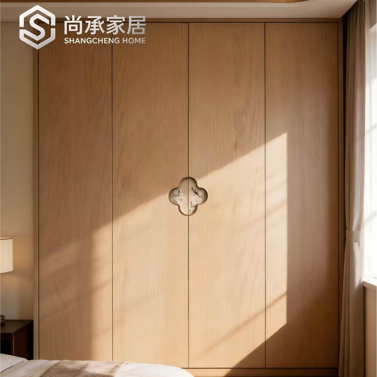 宋式美学拉手新中式衣柜门拉手内嵌拉手铝合金暗扣拉手喜上眉梢