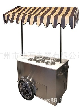 新款 冰激凌展示柜 110V Pozzetti gelato cart 桶装冰淇淋车