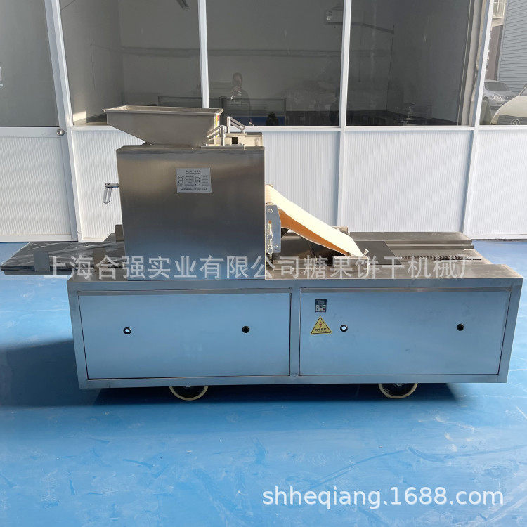 上海合强直供粗粮桃酥饼干机糕点烤箱饼成型设备酥性桃酥生产线