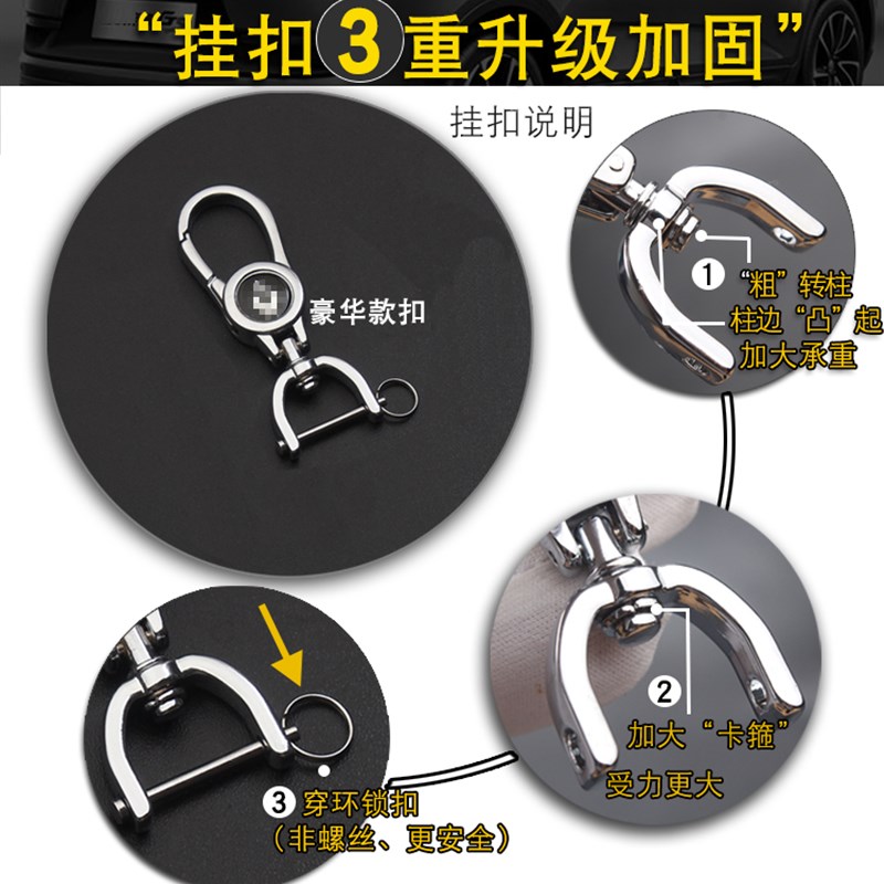 适用于东风小康EC3C37货车中控钥匙ec3汽车折叠遥控包扣