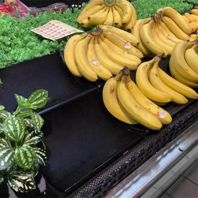 超市货架展示弧形香蕉展示架台香蕉摆放底托水果架香蕉陈列架垫板