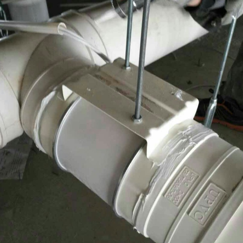 顶格 8寸斜流增压管道风机 PVC200mm 单速通风排气扇 强力送抽风