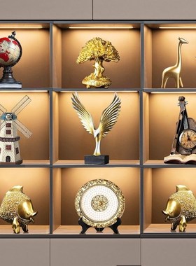 酒柜电视柜装饰品玄关办公室摆件客厅工艺品摆设书柜桌面礼品书房
