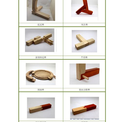 传统榫卯小样榫卯结构工艺展示研学道具古家具学木工榫卯部件组合