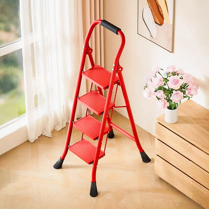 折叠加厚人字梯便携多功能人字梯伸缩便捷三四五六步家用登高爬梯
