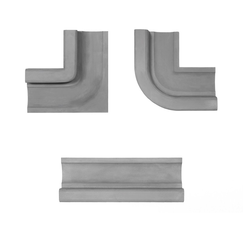 中式砖雕仿古青砖四合院别墅庭院花园地砖导水路沿石拐角地面防滑