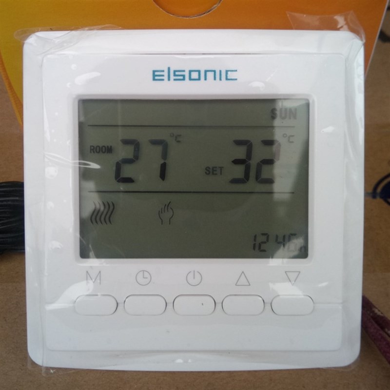 亿林地暖温控器R9300 水地暖电采暖控制面板 电热膜开关1