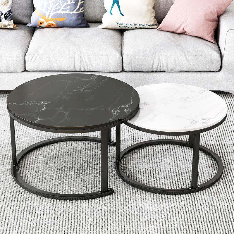 茶型几客家用桌圆LBT桌小户轻奢简约意式厅极简边几边桌阳台茶几