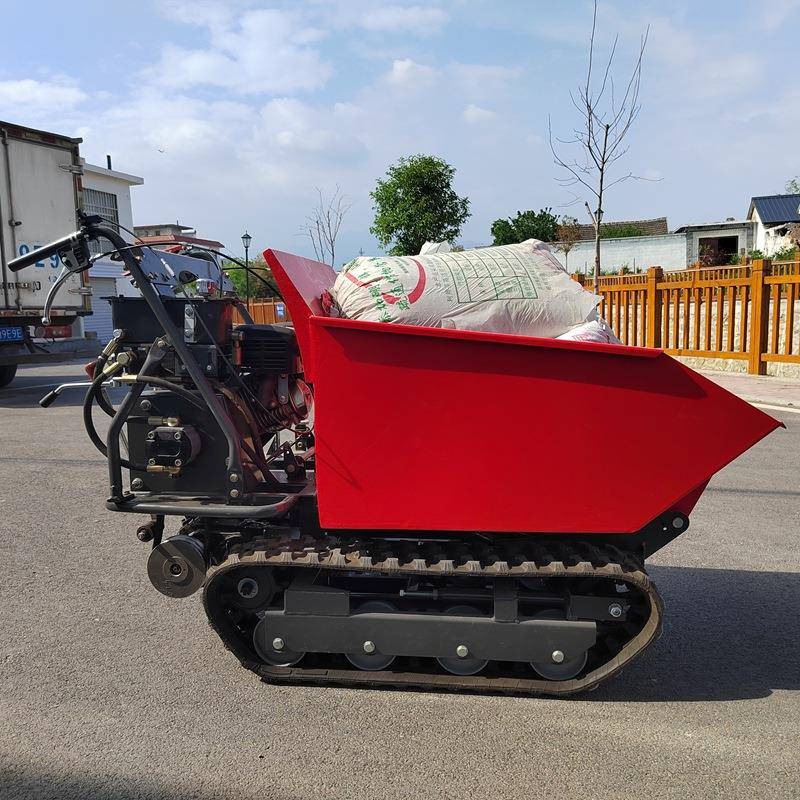 履搬ZXX运车手扶履带运输卸车山地丘陵地带运履输翻斗自车带小型