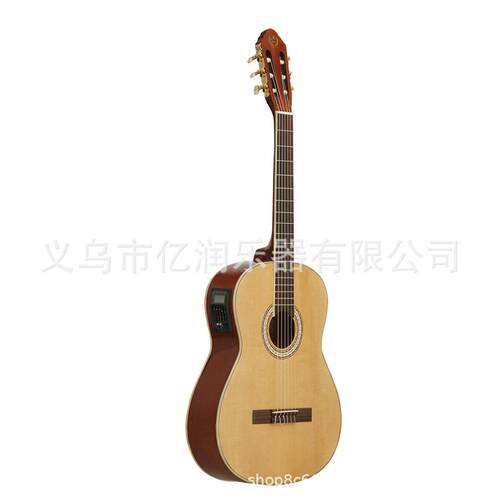 新款吉他箱古典用EQ吉版两云杉面板电3960E木他初学入门练习琴Gui