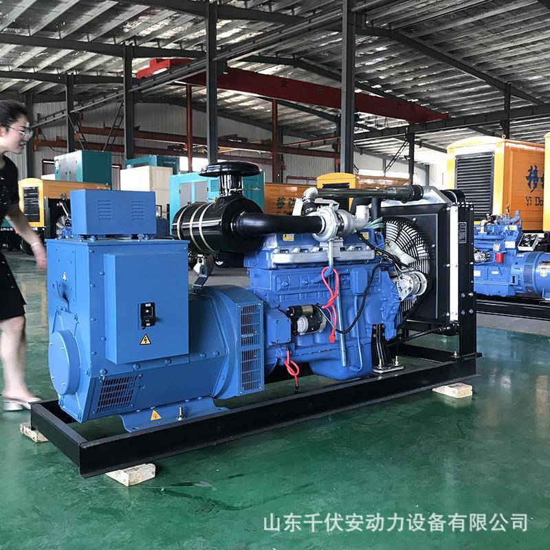潍坊电列油机发电机380v商用发机组酒店养柴GBM殖场备用发系电机