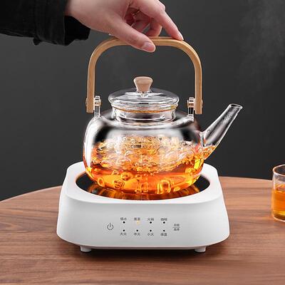甄选养蒸煮生自茶壶电HFAL2404陶炉耐热玻水璃烧壶家用茶具全动煮