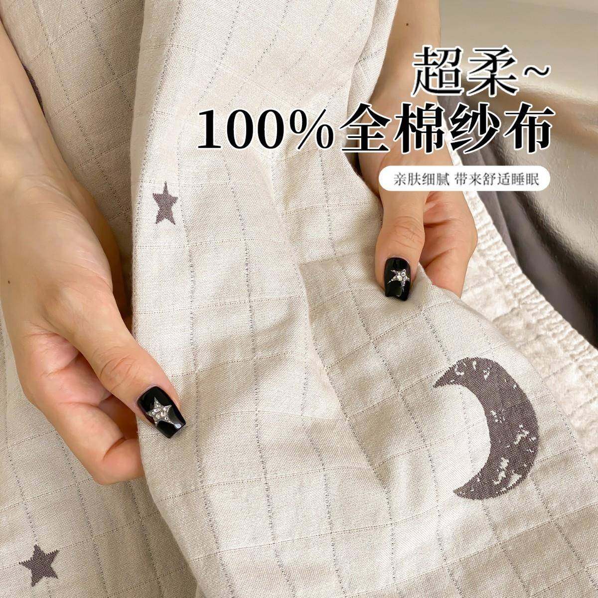 简约SX202507风棉纱布床盖单件全202新款纯双层纱床单榻5榻米床棉,床上用品,床单,淘宝优惠券,粉丝福利购,淘宝优惠卷