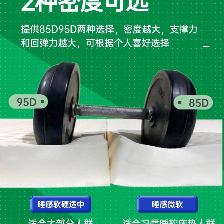 泰国乳胶床垫原装家用5CM厚学生宿舍天然橡胶软垫子单双人1.8