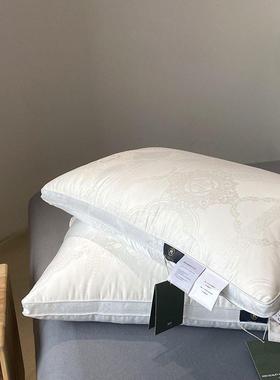 轻奢全棉6芯0支木本花提大豆纤维枕羽丝单人枕软柔02454中低枕单