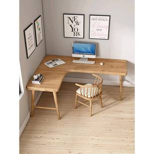 严选转工角实木电脑桌桌家用拐角靠wyy20250墙书长条学习桌l型卧