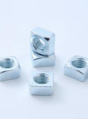 10级四556方螺母DIN571镀锌方8型螺帽方形螺母M6MM0M152