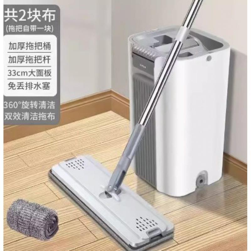 手免把洗懒号厚刮刮乐拖把家用加旋转无品牌/拖干湿
