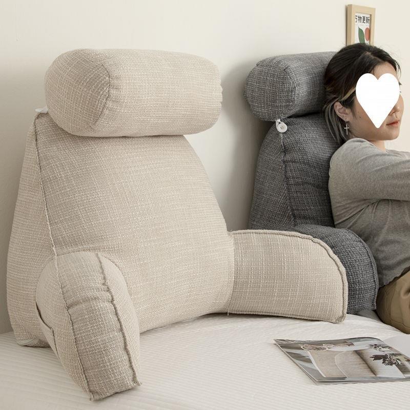 护靠枕座可拆腰洗床头靠VDO垫床抱上靠背软包沙发办公室椅枕头单