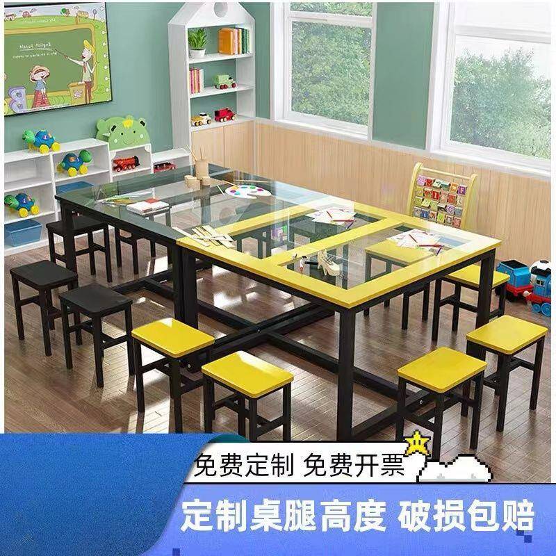 学生绘画桌学习桌彩工书法儿童CD600761学习桌手桌幼儿园绘画画桌