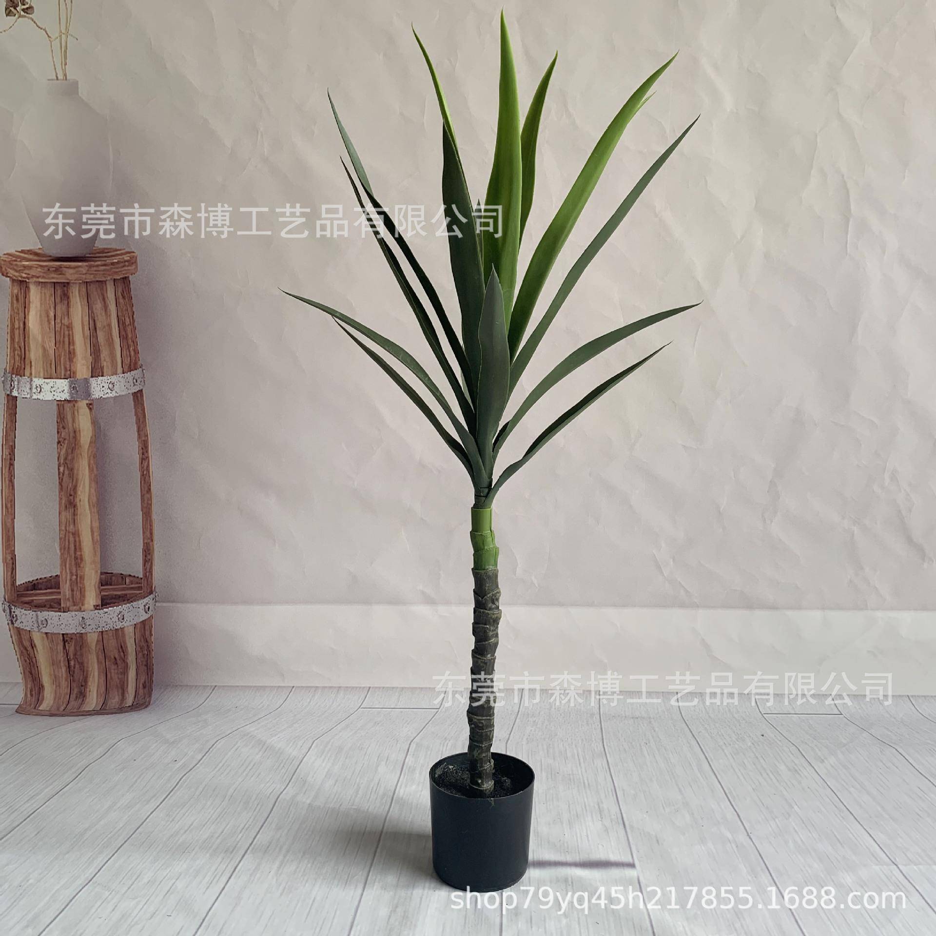 仿真多杆剑兰麻绿盆植栽人造SB-JM-74龙观舌兰虎皮剑兰园林景造景