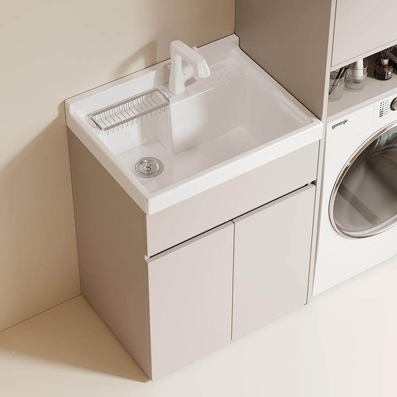 ?海迪蜂铝洗柜衣一体678超深陶瓷盆洗衣带搓衣窝板阳台柜浴池室柜,家装主材,浴室柜,淘宝优惠券,粉丝福利购,淘宝优惠卷