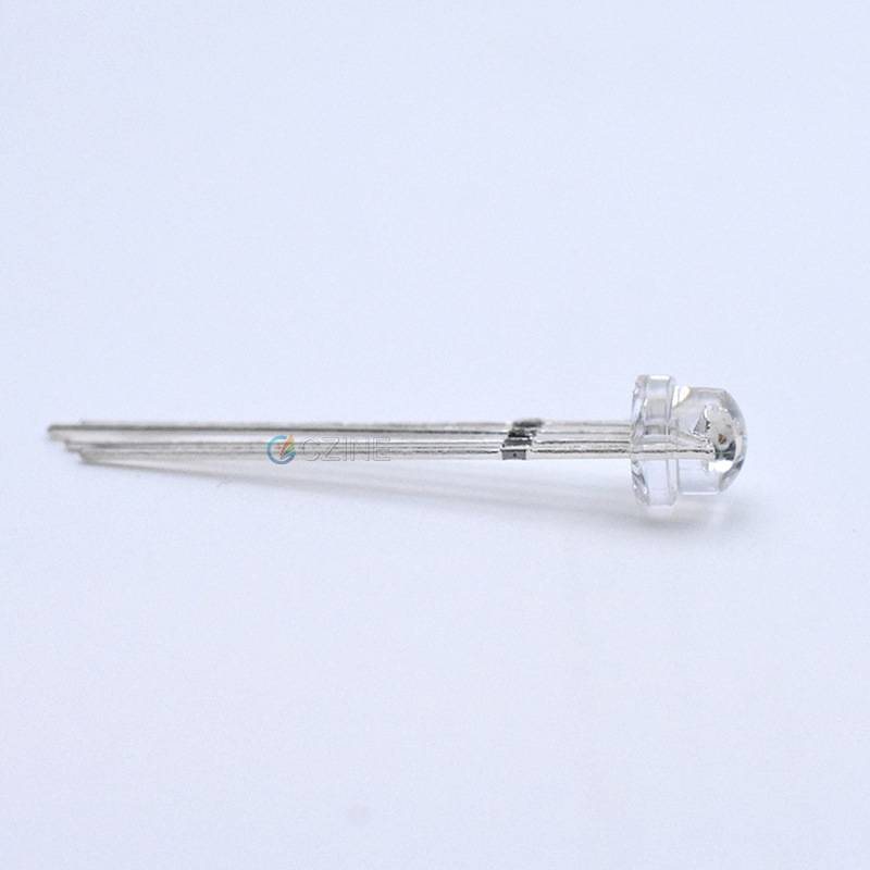 高亮f5草帽8mm全彩直插rgb灯珠变色四脚直插式led灯珠发光二极管