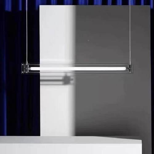 极简餐厅吧台马扎吊灯设岛519计工作室意艺术台书房玻璃师一字创