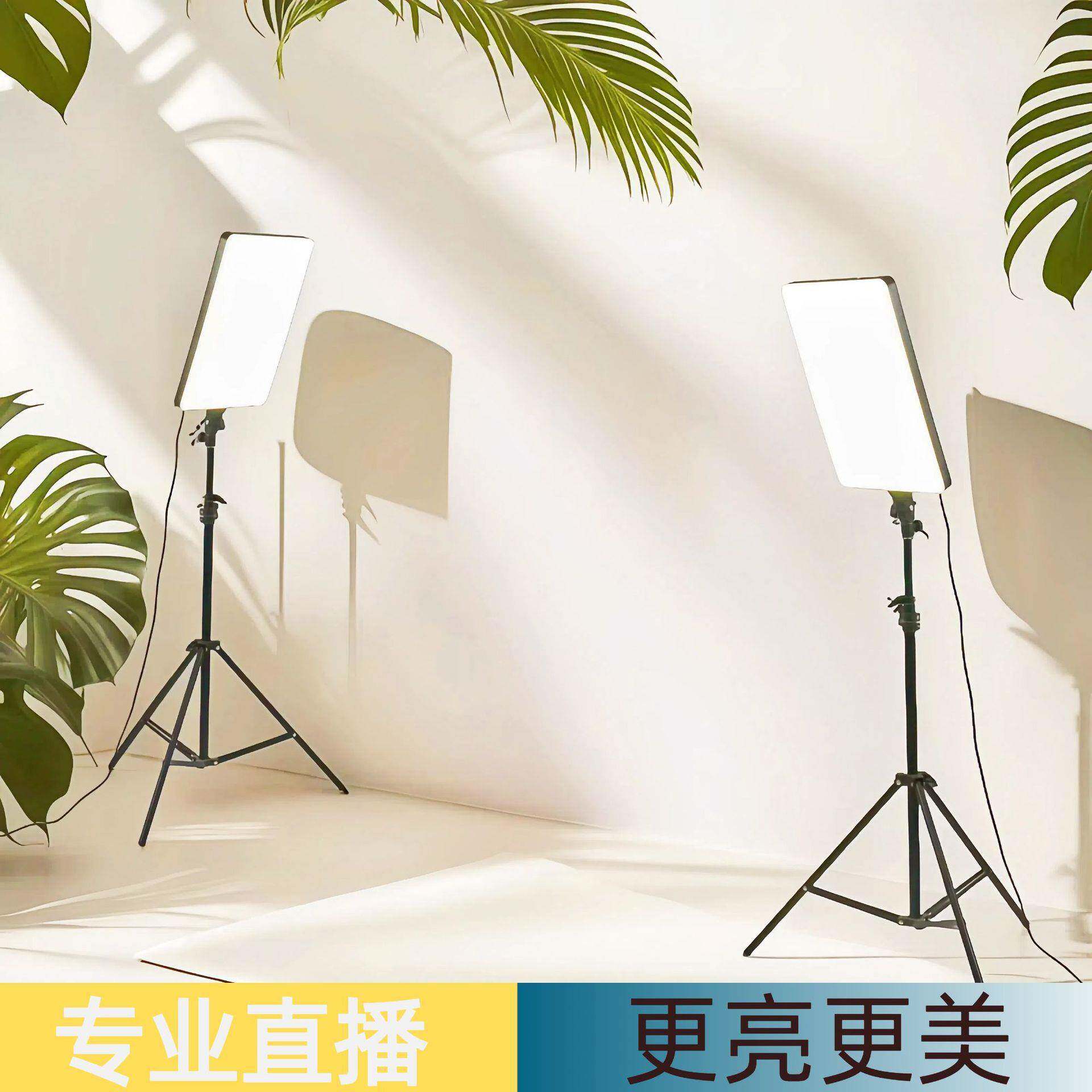 摄ali-694319寸平板LED支架补光打灯影拍摄光拍照美颜手机红网直